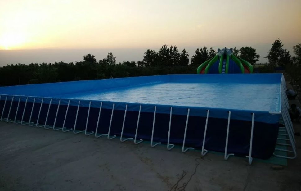 Сборный летний бассейн для пляжа 20 x 25 x 1 м (рис.2)